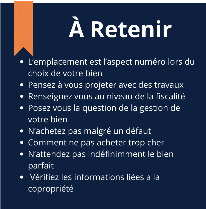 Bloc "À Retenir" Article 10 erreurs à éviter en investissement immobilier locatif version mobile