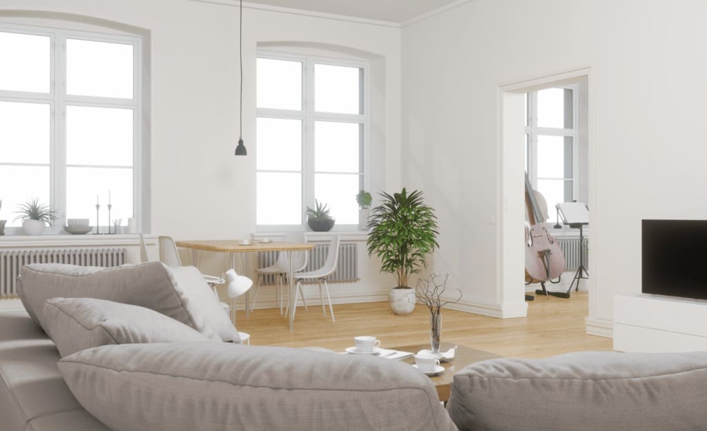 Intérieur d'appartement à la location
