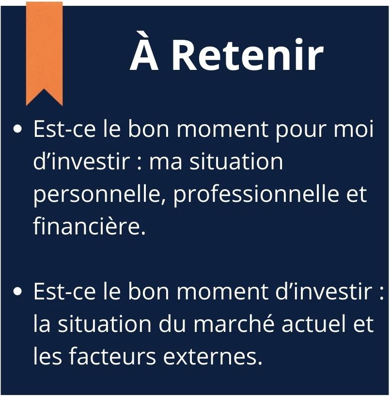 Bloc "à retenir" article "Quand acheter dans l'immobilier ?" Version Mobile